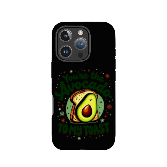 You're the Avocado to My Toast: Cute Avocado theme IPhone Cases