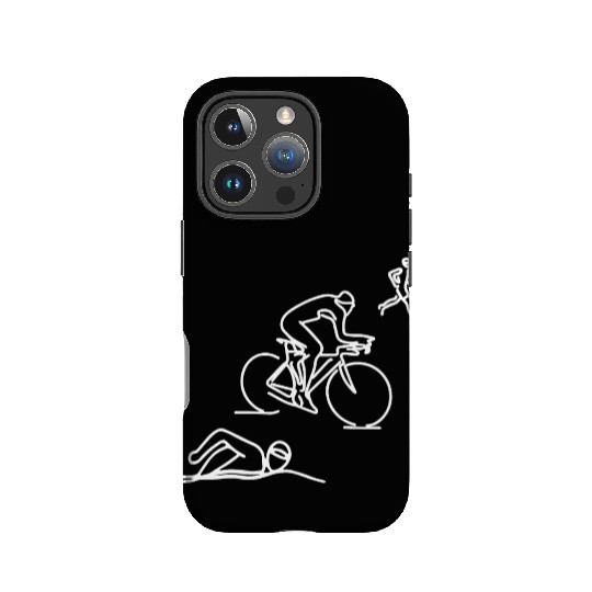 Swim Bike Run IPhone Cases