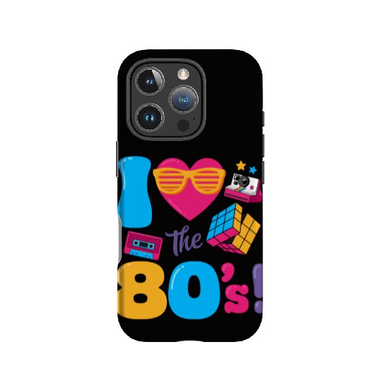 I Heart The 80's Classic 80s Retro Vintage 1980 IPhone Cases