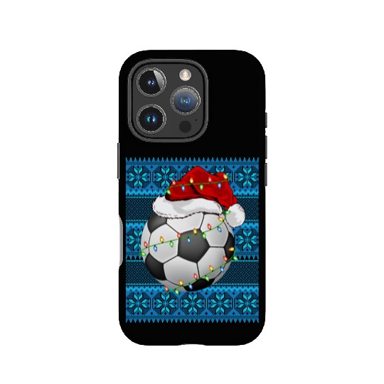 Football Christmas Lights IPhone Cases