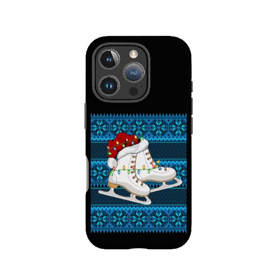 Ice Skating Christmas Lights IPhone Cases
