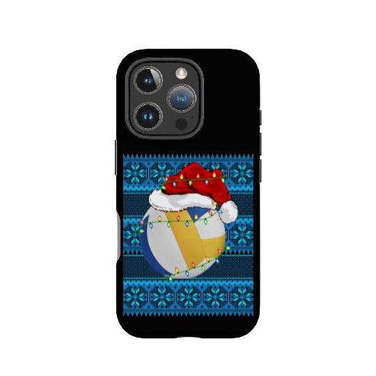 Volleyball Christmas Lights IPhone Cases