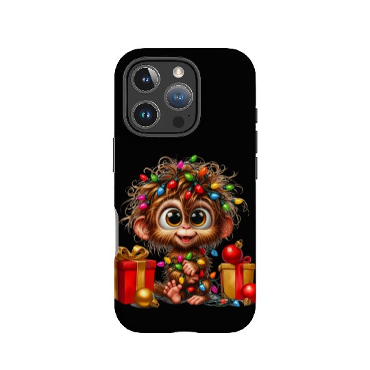 Christmas Merry Christmas For Gift Monkey IPhone Cases
