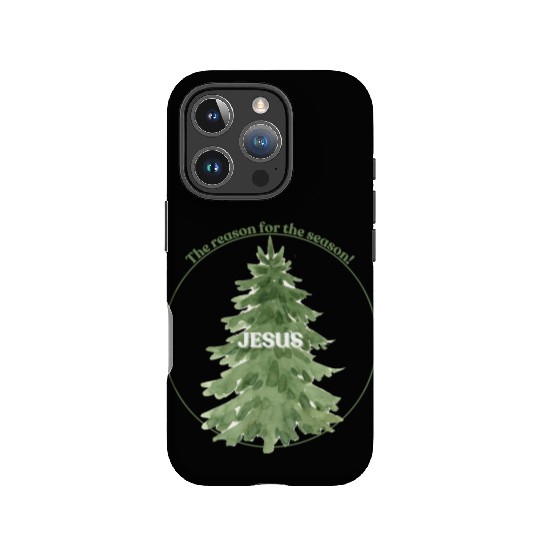 Christmas tree with the meaning of Christmas IPhone Cases