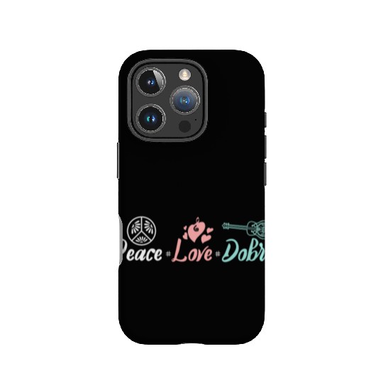 Peace love Dobro IPhone Cases
