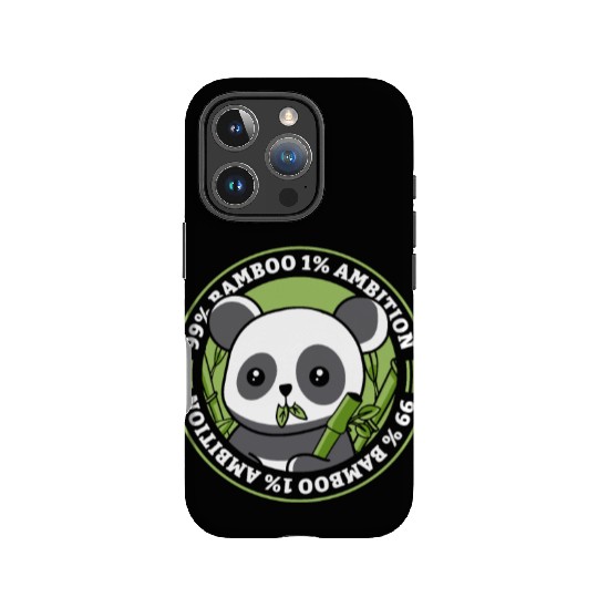 99% Bamboo 1% Ambition Panda Bear Friend Lover IPhone Cases