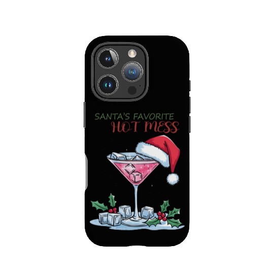 Santa Favorite Hot Mess, Merry Christmas IPhone Cases