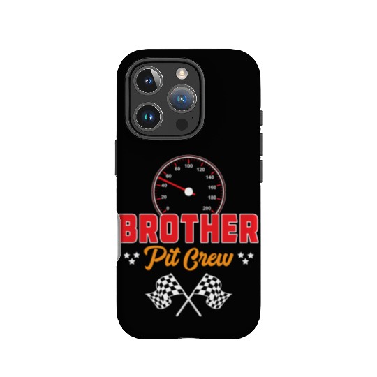 Race Car Birthday Racing Family Brother Pit Crew IPhone Cases
