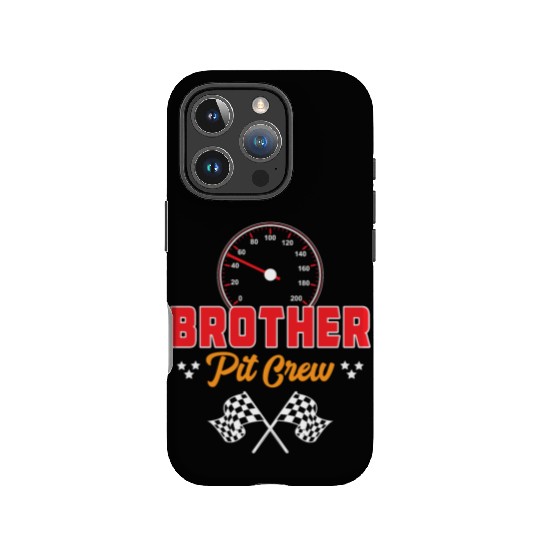 Race Car Birthday Racing Family Brother Pit Crew IPhone Cases