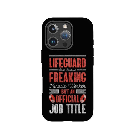 Lifeguards Swimming Pool Lifebuoy Swimming Trunks IPhone Cases