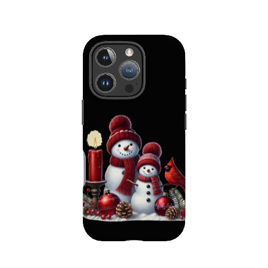 Snowman Christmas, Funny Snowman IPhone Cases