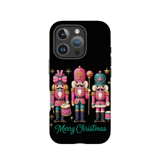 Glitter Nutcracker Friends, Merry Christmas IPhone Cases