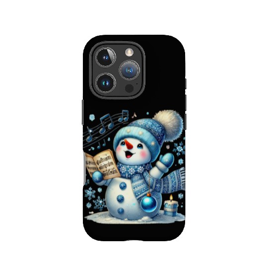 Cute Snowman, Christmas Snowman, Merry Christmas IPhone Cases