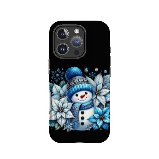 Cute Snowman, Christmas Snowman, Merry Christmas IPhone Cases