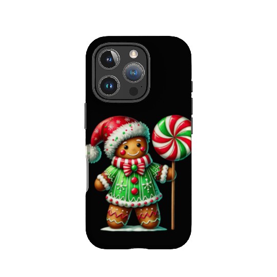 Gingerbread Christmas, Merry Christmas, Candy IPhone Cases