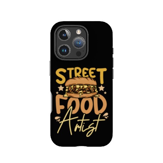 philly cheesesteak street food artist IPhone Cases