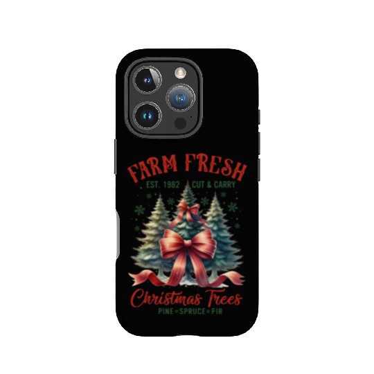 Farm Fresh Merry Christmas IPhone Cases