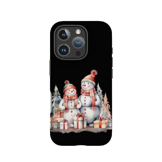 Snowman Christmas, Merry Christmas IPhone Cases