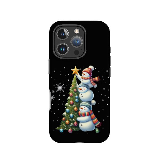 Snowman Christmas, Merry Christmas IPhone Cases