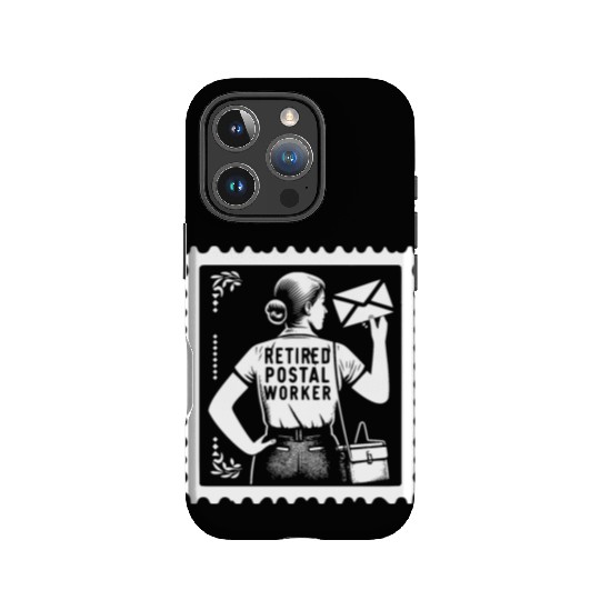 Mail Lady Retired Postal Worker IPhone Cases