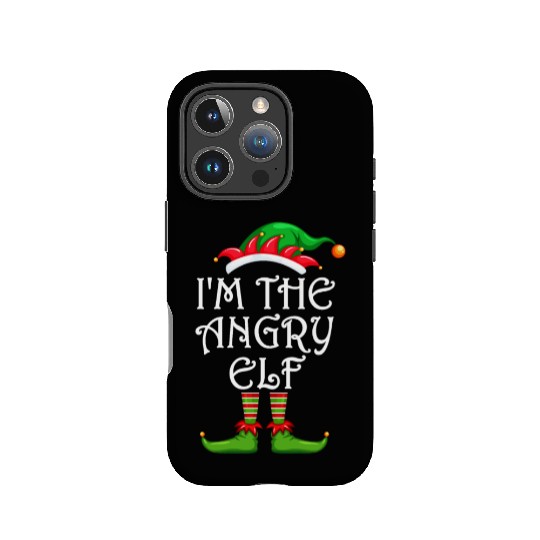 I'm The Angry Elf IPhone Cases Matching Family Christmas