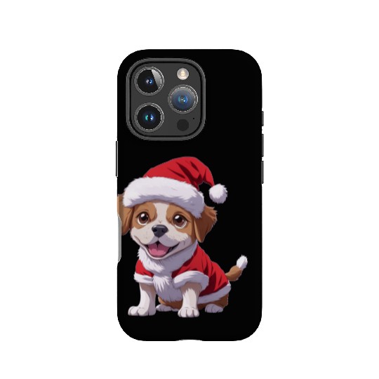 Santa Paws: The Cutest Christmas Puppy IPhone Cases