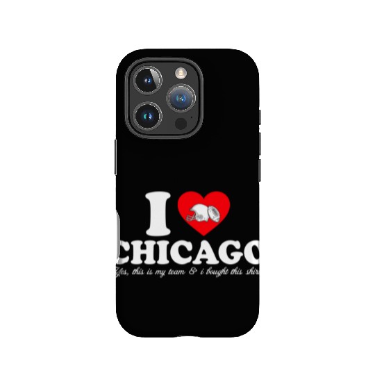 Groovy I Love CHICAGO IPhone Cases