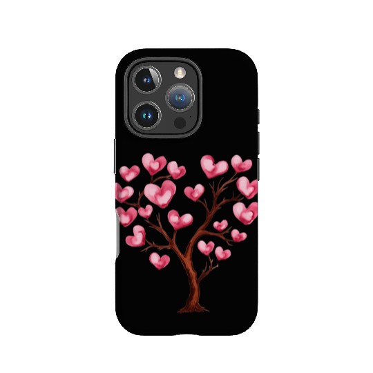 Heart Tree, Valentines Day IPhone Cases