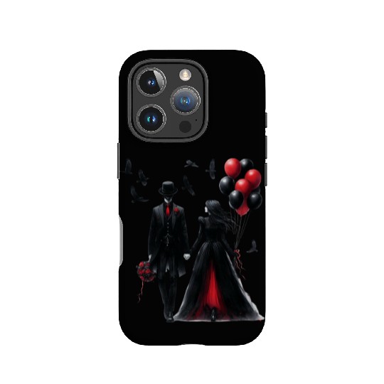 Black Gnomes Valentines Day IPhone Cases