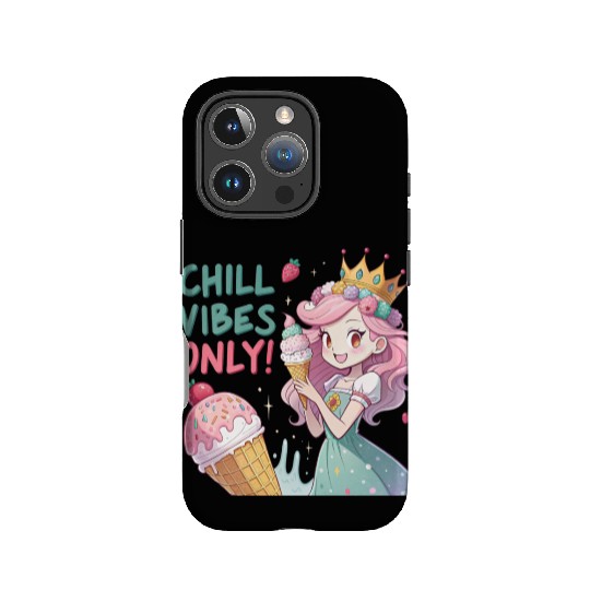 Kawaii Ice Cream Queen: Sweet Summer Vibes D83C DF66 IPhone Cases