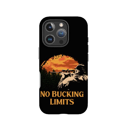 No Bucking Limits Deer Hunting Elk Hunter Wild Ani IPhone Cases