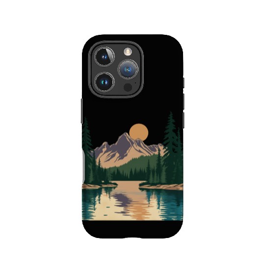 "Mountain Sunrise Serenity: A Scenic Outdoor IPhone Cases