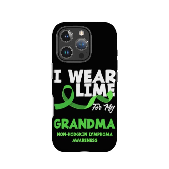 Non-Hodgkin Lymphoma Awareness Wear Lime Grandma IPhone Cases