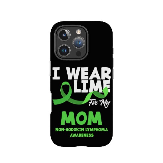 Non-Hodgkin Lymphoma Awareness Wear Lime Mom IPhone Cases