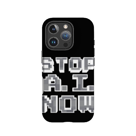 Stop Ai Now Against Ai IPhone Cases