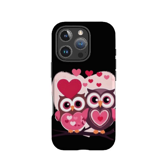 Cute Valentines Owl IPhone Cases