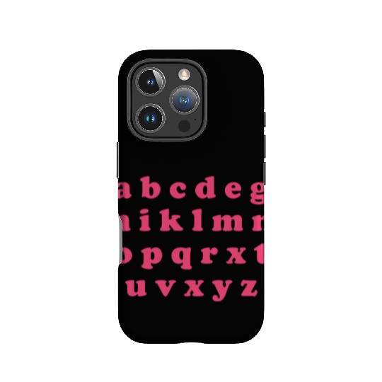 Alphabet Valentine Sublimation IPhone Cases