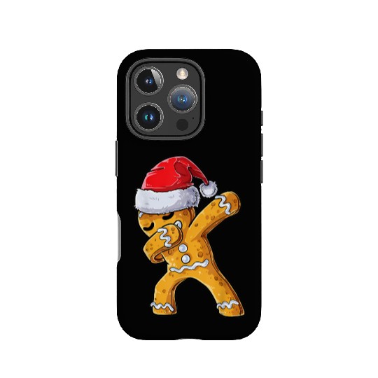 Dabbing Gingerbread Santa Christmas Xmas Cookie IPhone Cases