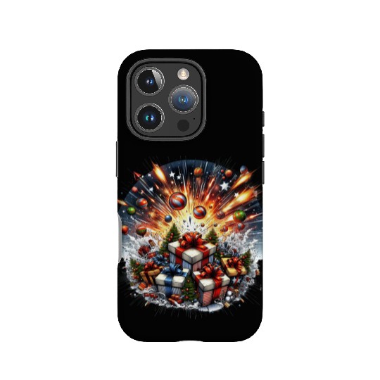 Exploding Presents Fireworks - Christmas Gifts IPhone Cases