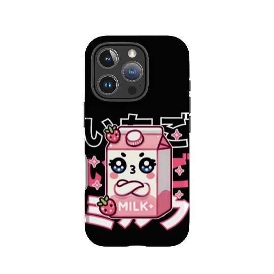 Touchy Strawberry Milk Hug IPhone Cases