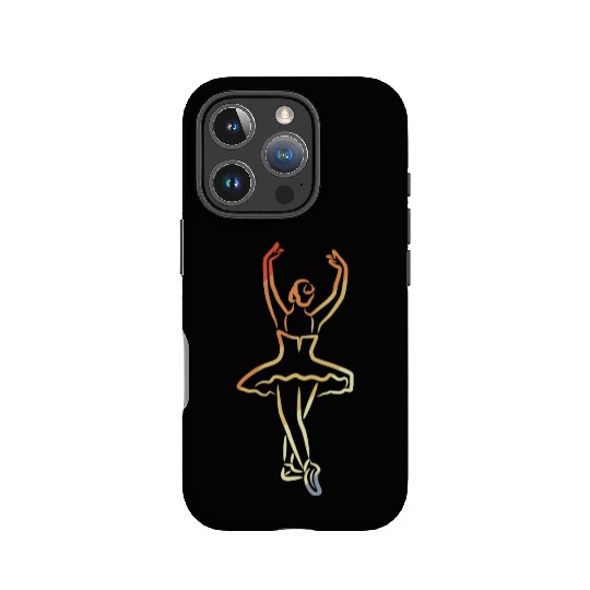 Ballet Girl Sketch Vintage Look IPhone Cases