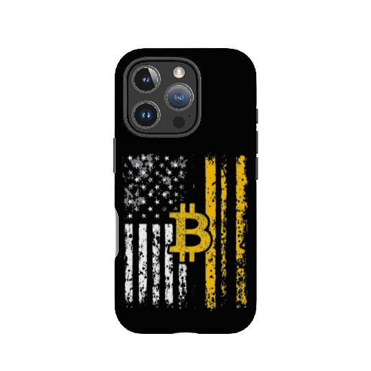 American Bitcoin Blockchain Cryptocurrency BTC IPhone Cases