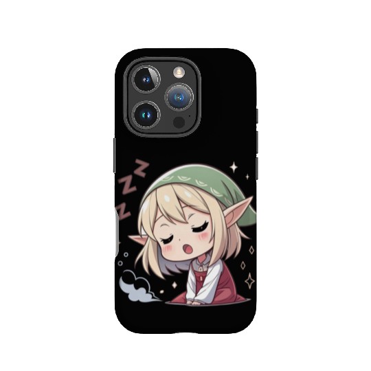 Sleepy Sprite: Cute Elf Napping So Lovingly IPhone Cases