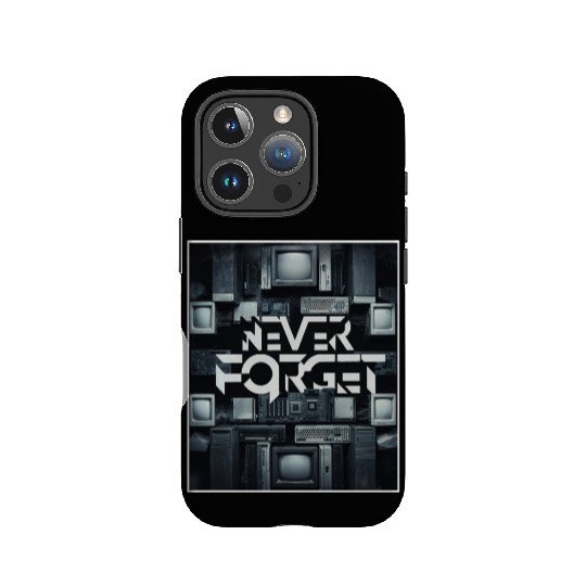 Never Forget Computer Gamer Old School Very Funny IPhone Cases