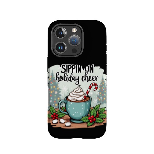 Sippin' On Holiday Cheer Hot Cocoa IPhone Cases