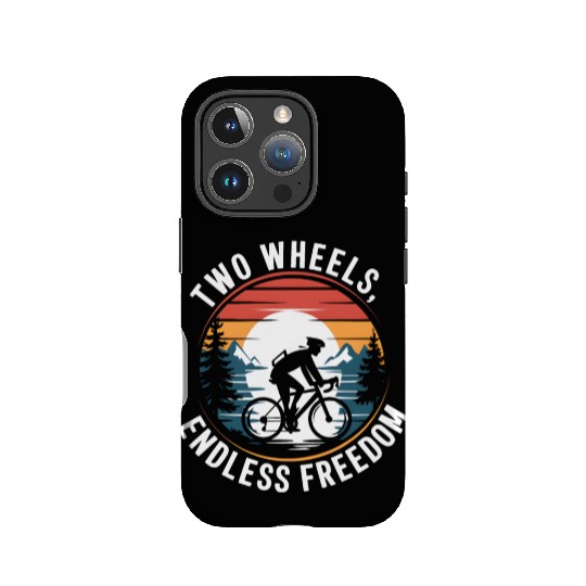 Two Wheels Endless Freedom Cycling IPhone Cases