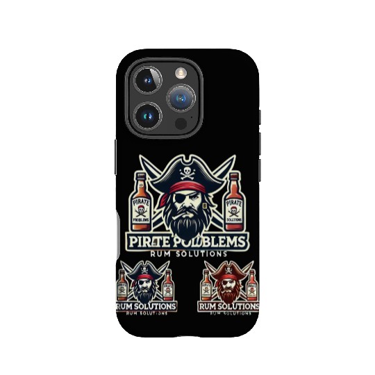 Pirate Problems Rum Solutions IPhone Cases