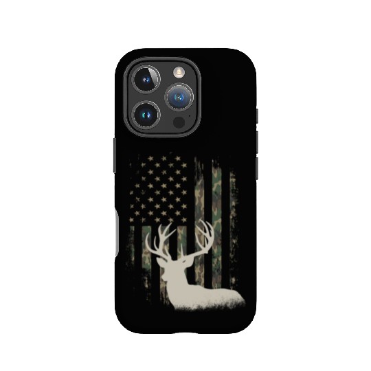 Whitetail Buck Deer Hunting American Camouflage IPhone Cases