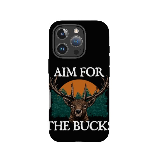 Aim for the Bucks Deer Hunting Elk Hunter Friends IPhone Cases