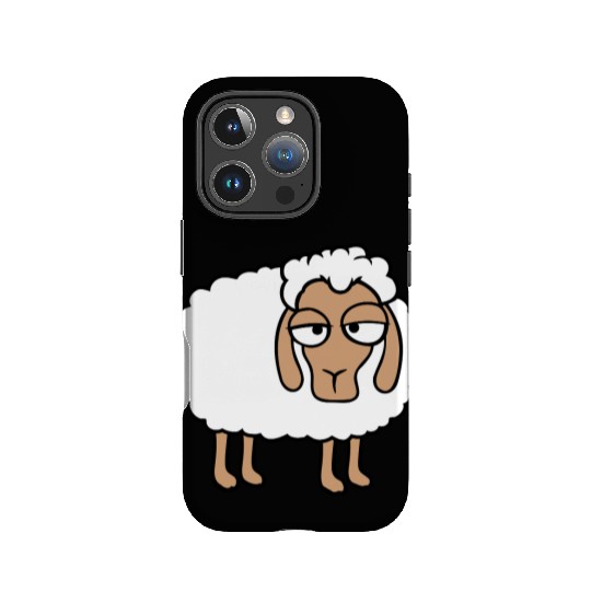 Sheep Tired Bored Look Little Sweet Lamb Bad Mood IPhone Cases
